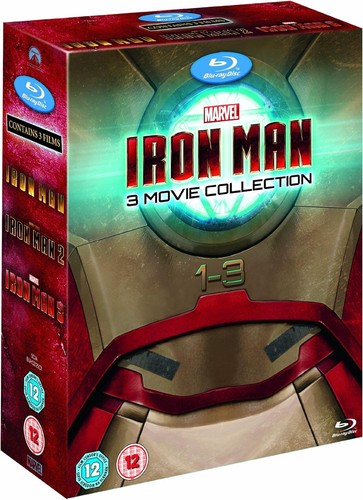 Iron man trilogy - man, blu-ray