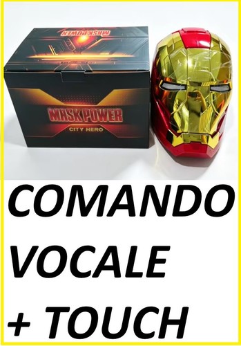Casco oro marvel iron - casco, man