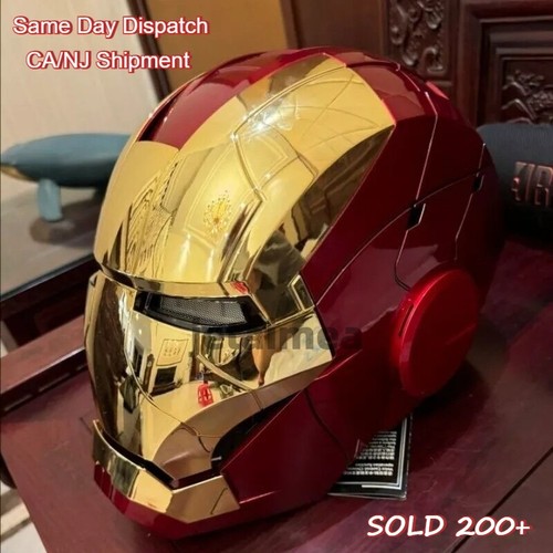 Iron man gold mask cosplay - iron,
