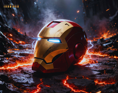 Casque iron man - iron, mk5