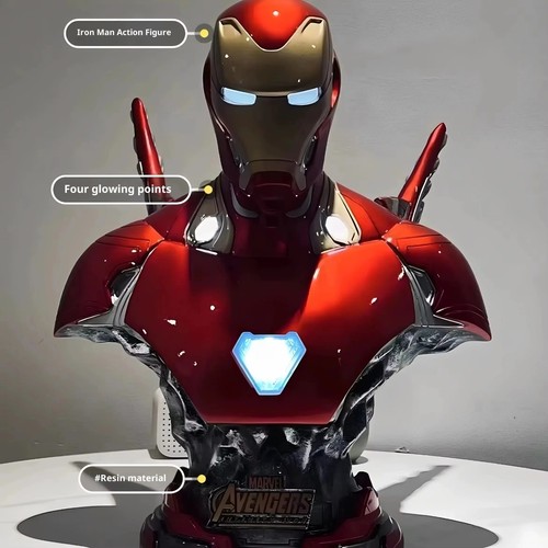 Busto luminoso iron man - busto,