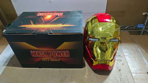 Casco iron man gold - iron,