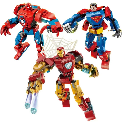 76302 76307 superhero bricks - superhero,